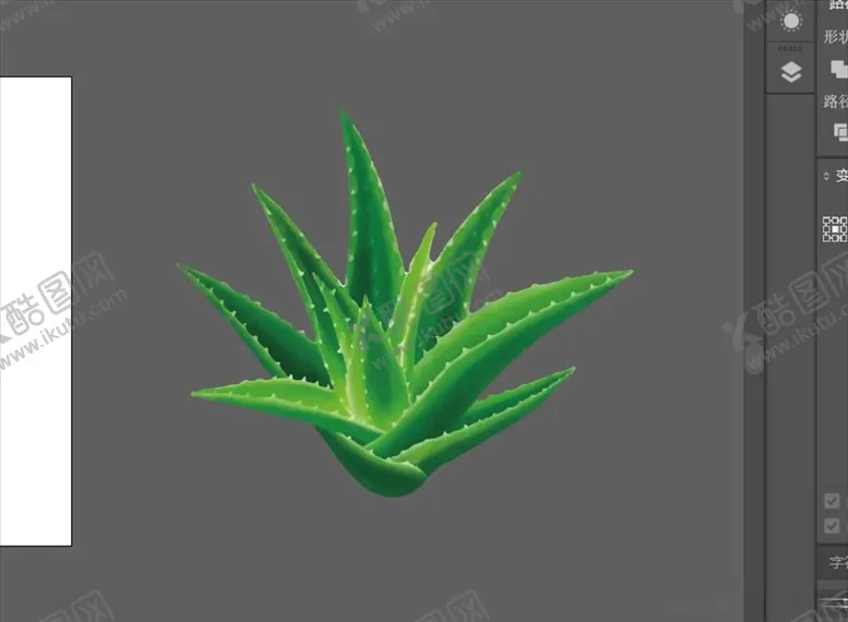 编号：94931004180454331794【酷图网】源文件下载-芦荟植物矢量源文件补水护肤