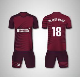 世界杯足球队服运动服T恤设计