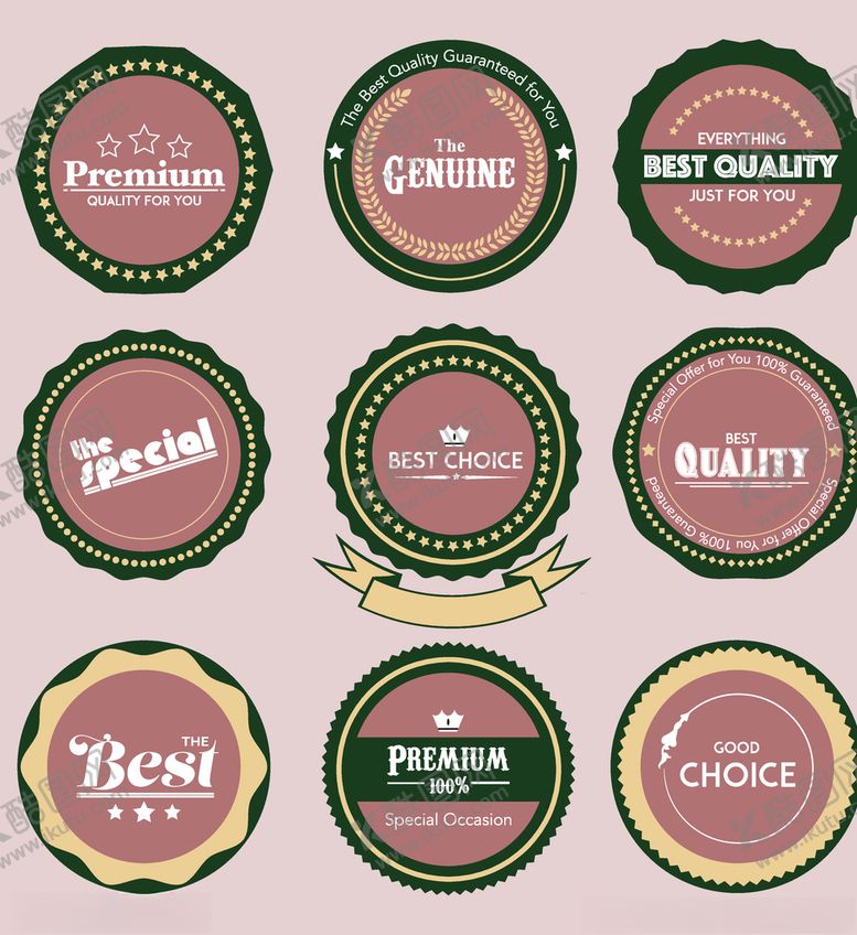 编号：96735810111830427378【酷图网】源文件下载-圆形标签