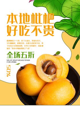 杨梅水果促销活动宣传海报素材