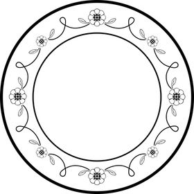 编号：39025109241929459470【酷图网】源文件下载-手绘花纹边框  