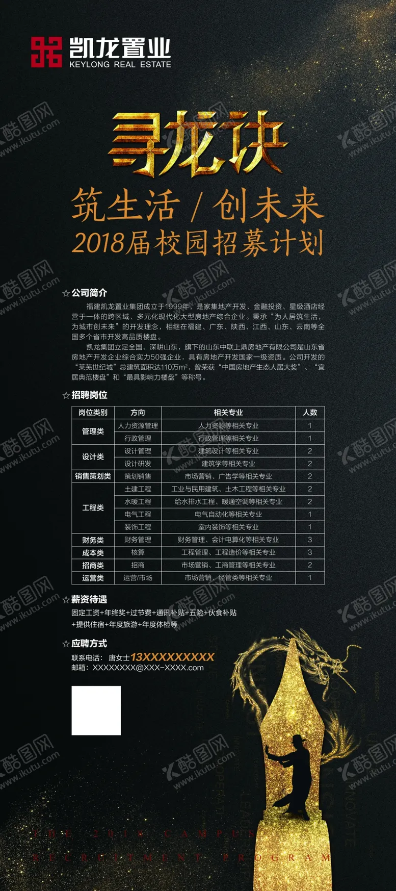 编号：84020003191759002308【酷图网】源文件下载-房地产招聘展架