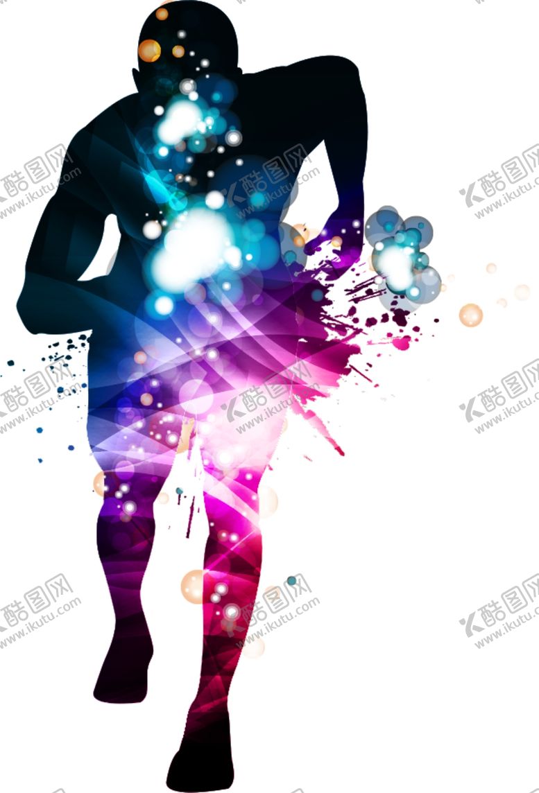 编号：81171707042340434845【酷图网】源文件下载-运动人物剪影素材