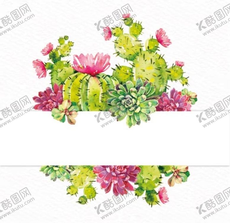 编号：80255509121958511290【酷图网】源文件下载-水彩植物素材