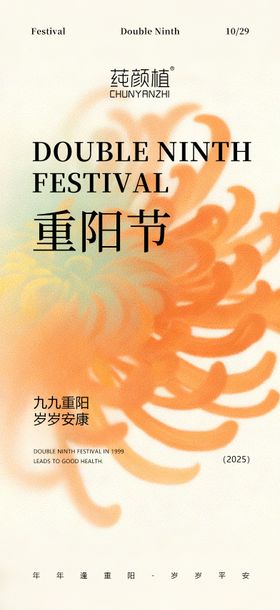 重阳节美业海报