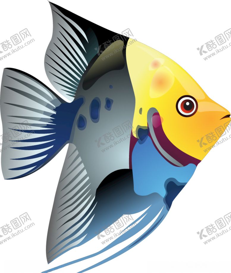 编号：37389909251148003614【酷图网】源文件下载-卡通深海鱼