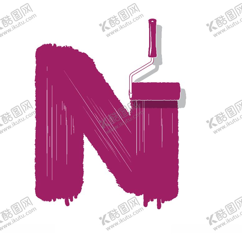 编号：34605009211339199010【酷图网】源文件下载-矢量水泥颜料字母