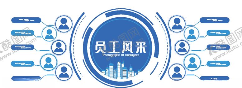 编号：27528107070653246369【酷图网】源文件下载-员工风采文化墙