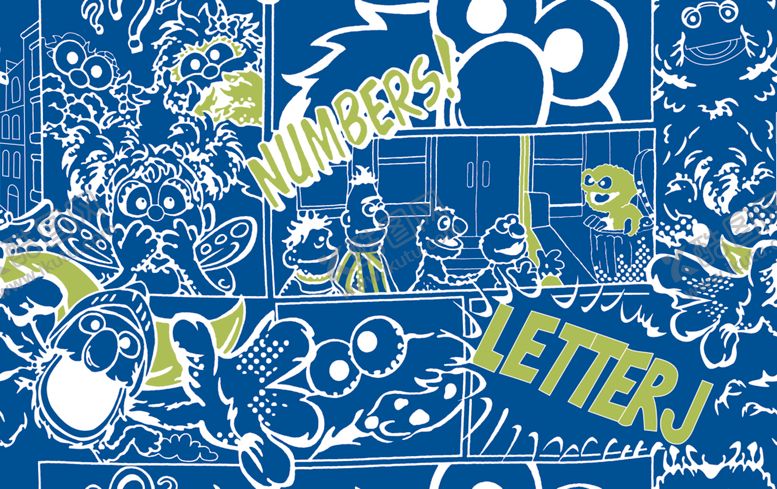 编号：42602210010545453163【酷图网】源文件下载-芝麻街卡通动漫