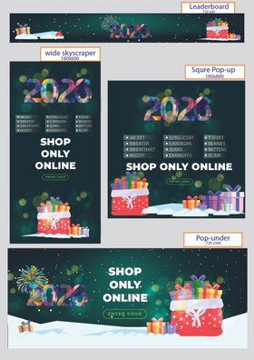 2026新年促销活动海报设计