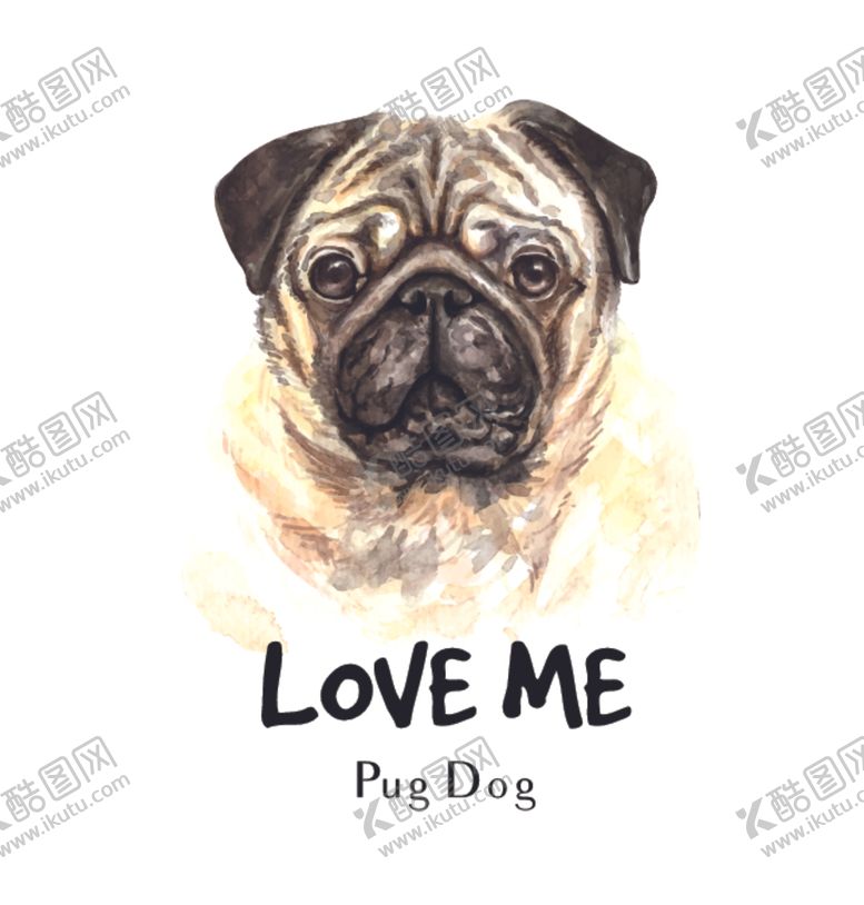 编号：95106009240348542239【酷图网】源文件下载-水彩动物