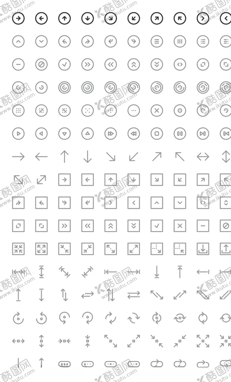 编号：91257309111709047313【酷图网】源文件下载-手绘线性图标