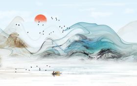 中国风背景墙