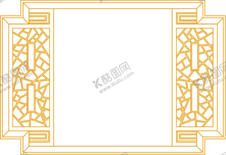 编号：11674310051934041129【酷图网】源文件下载-中式雕花边框