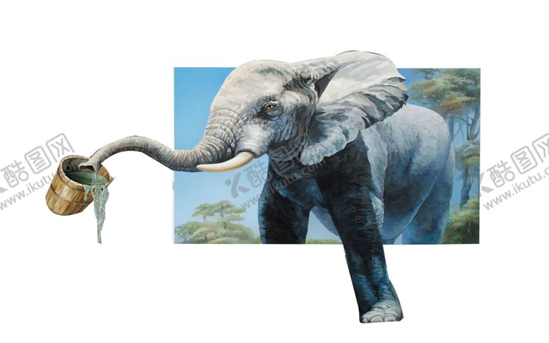 编号：71551310032315597949【酷图网】源文件下载-卡通象