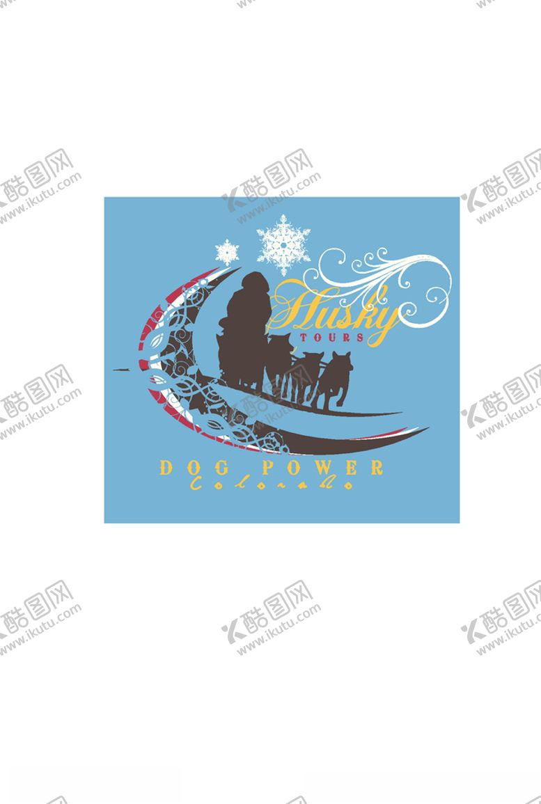 编号：77189906171631415725【酷图网】源文件下载-狗拉雪橇