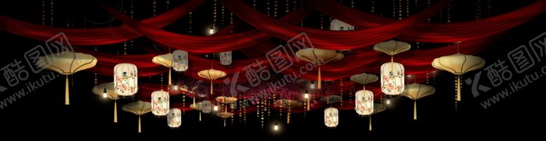 编号：86096502261646488424【酷图网】源文件下载-红吊布白灯款