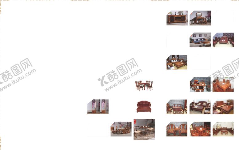 编号：90401111021736205901【酷图网】源文件下载-多样美食图片集红木家具折页