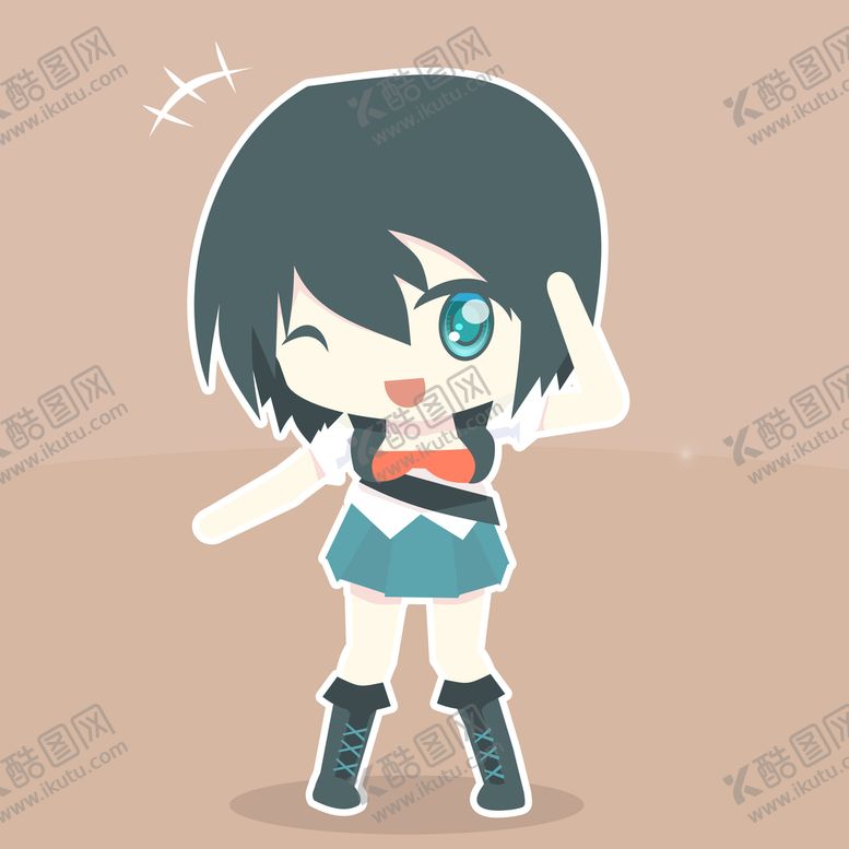 编号：98047110040103165931【酷图网】源文件下载-卡通人物插画
