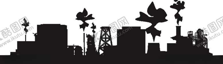 编号：17788110260030132619【酷图网】源文件下载-城市剪影