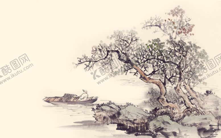 编号：19424507042041256397【酷图网】源文件下载-水墨树