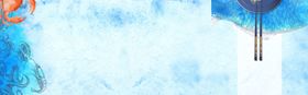 清洁纸巾蓝色促销海报banner