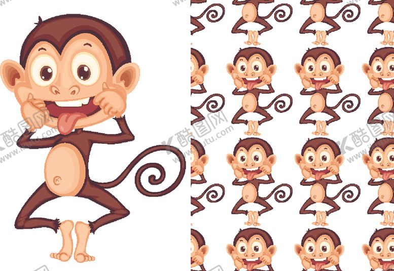 编号：85869110201807277346【酷图网】源文件下载-卡通猴子
