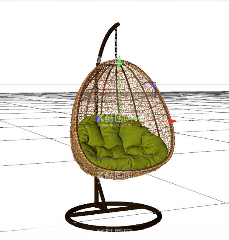 编号：69750112211205423249【酷图网】源文件下载-C4D模型藤椅