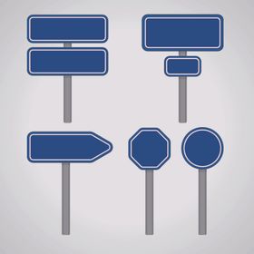 路牌路标指示牌红绿灯