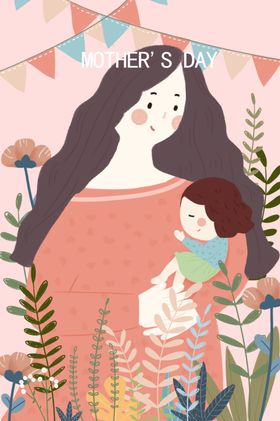 母子健康宣传板诊所海报公益海报