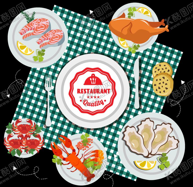 编号：71606610120628055617【酷图网】源文件下载-创意优质餐馆菜肴海报