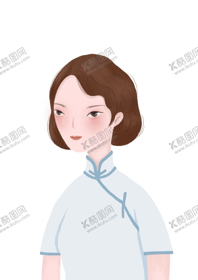编号：58172310010337253738【酷图网】源文件下载-清新简约风格手绘人物插画