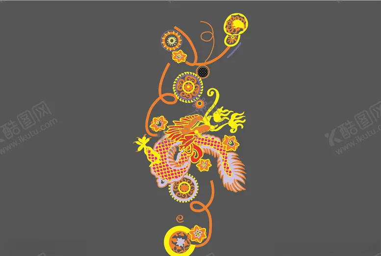 编号：21731804240122006790【酷图网】源文件下载-矢量中国龙