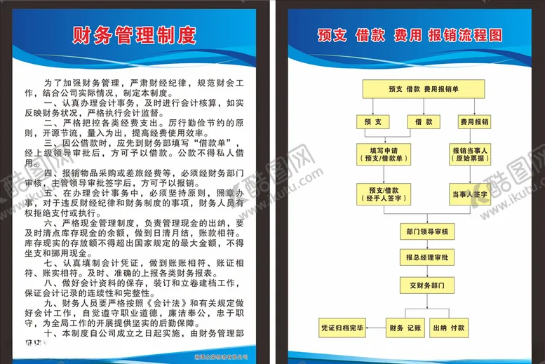 编号：53146504261402232114【酷图网】源文件下载-财务制度牌