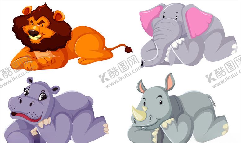 编号：14576009270203306097【酷图网】源文件下载-卡通动物