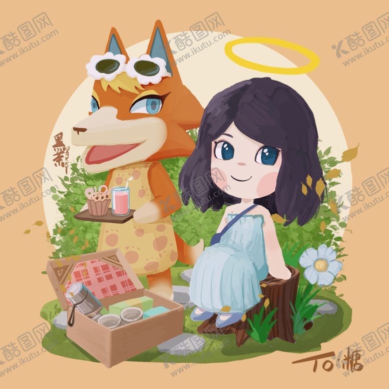 编号：26985310070514314398【酷图网】源文件下载-野餐插画