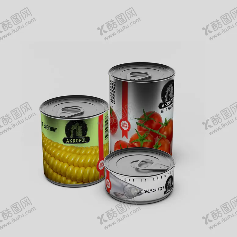 编号：45836709160647172398【酷图网】源文件下载-罐头样机