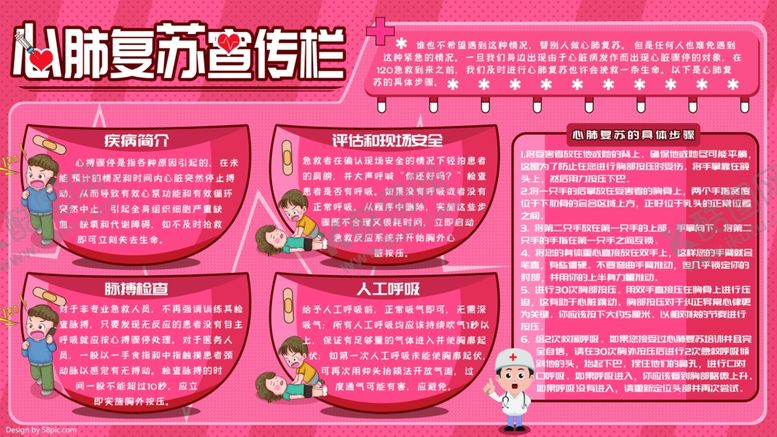 编号：72845307031355022372【酷图网】源文件下载-心肺复苏宣传