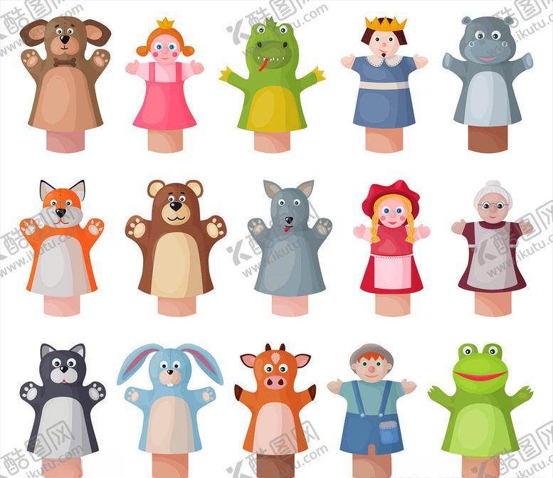 编号：58479909282131599342【酷图网】源文件下载-卡通动物人偶