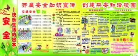 校园安全展板