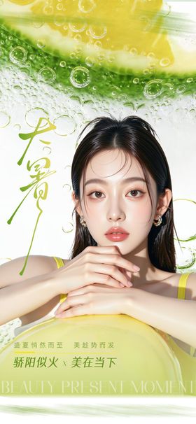 大暑节气品宣海报