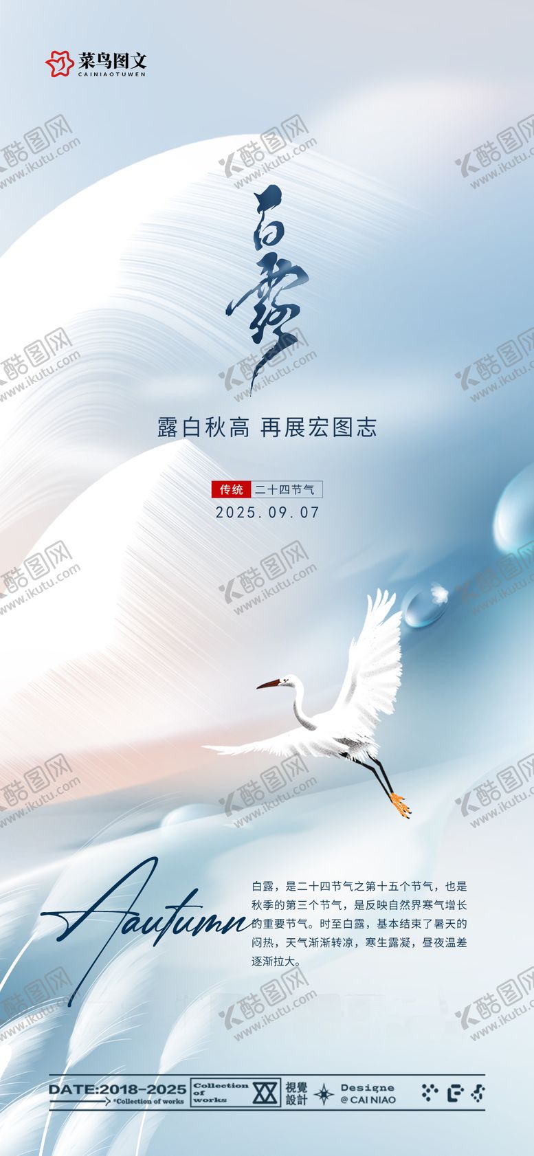 编号：27511809061715099627【酷图网】源文件下载-白露节气海报
