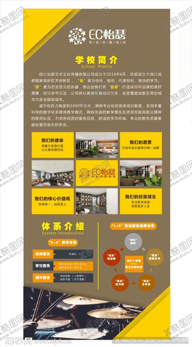 编号：92180105070240593699【酷图网】源文件下载-艺术学校简介