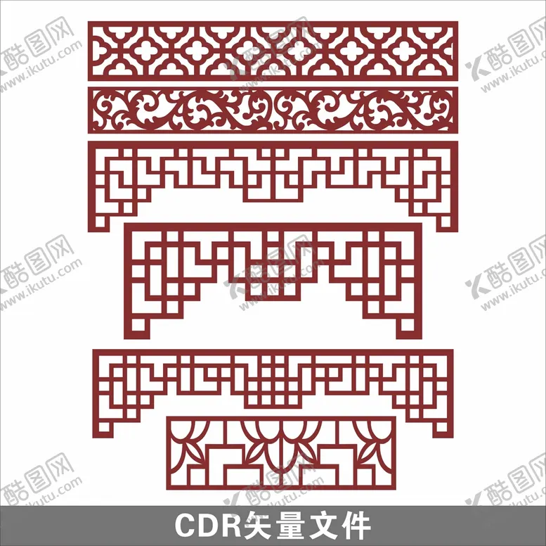 编号：66156201150005479498【酷图网】源文件下载-窗花门楣花格