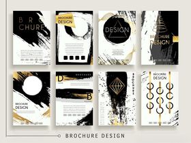 黑金风格品牌设计素材集