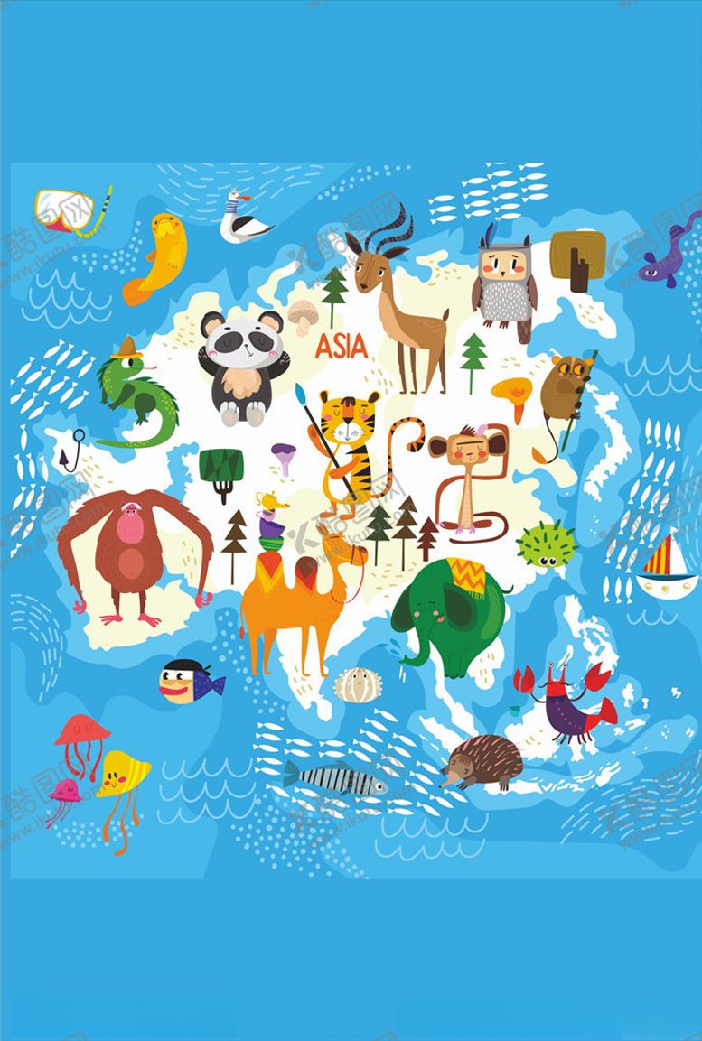 编号：49106210011833172534【酷图网】源文件下载-小清新涂鸦卡通插画