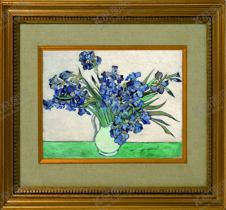 编号：36416009251956026821【酷图网】源文件下载-鸢尾花油画
