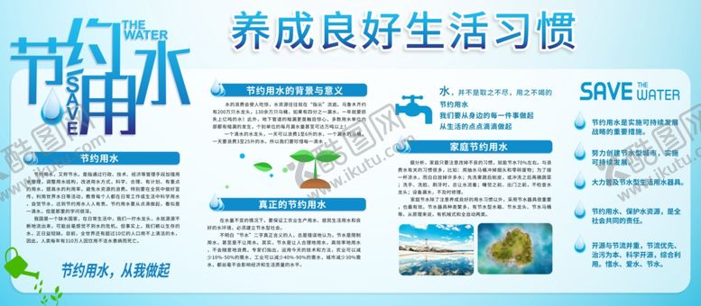 编号：25275109242126216492【酷图网】源文件下载-节约用水社会公益活动海报素材