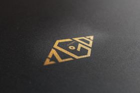 黑色特种纸logo展示效果