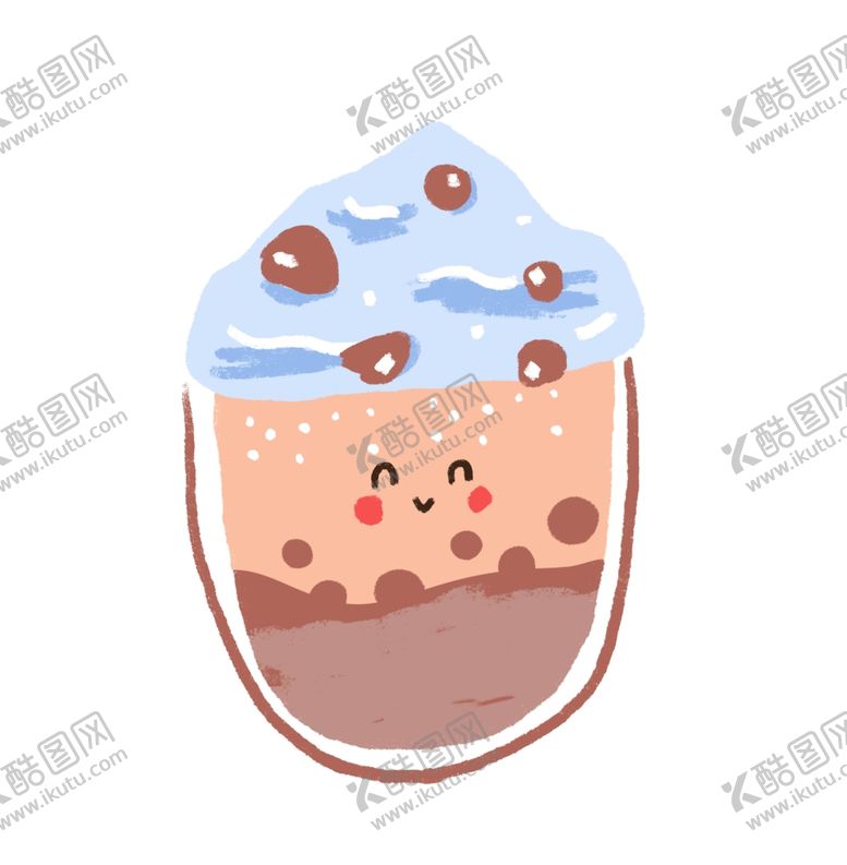 编号：52143109202147237152【酷图网】源文件下载-卡通可爱奶茶